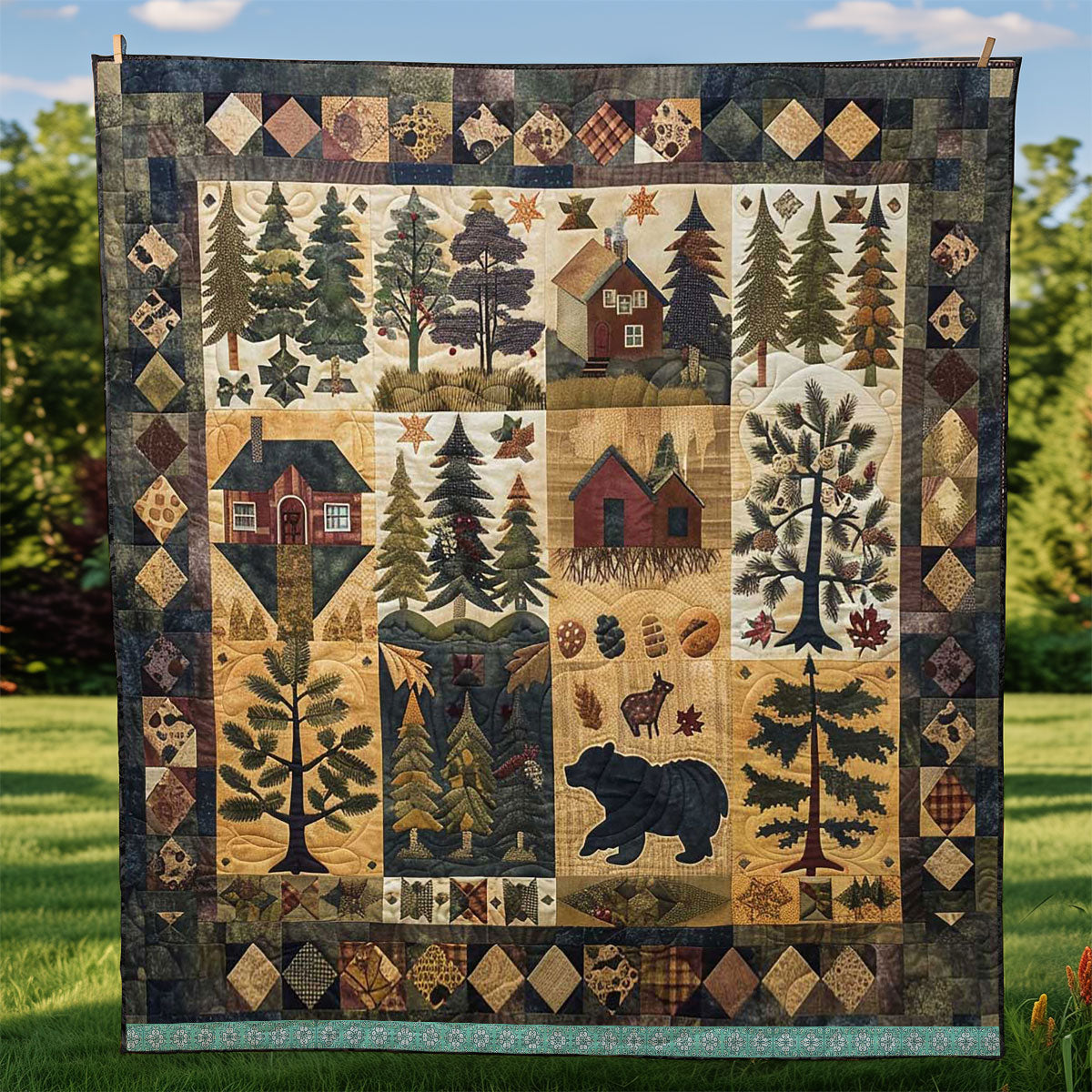 Hunting House WP0509025CL Quilt