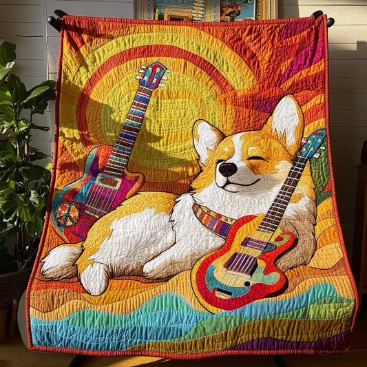 Corgi Rhythm Rider WN0410019CL Quilt