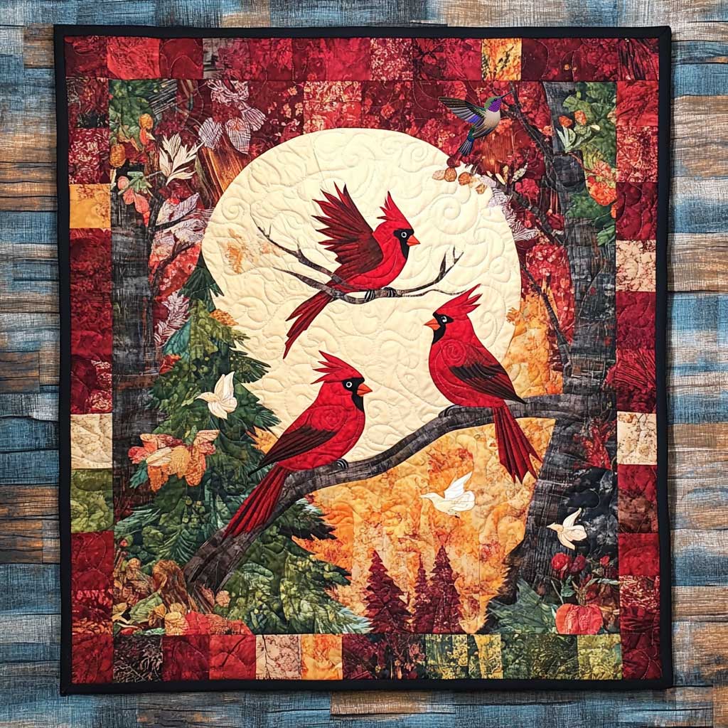 Cardinal Tree View WN0910025CL Quilt