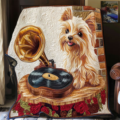 Terrier And Record Player WY0202068CL Quilt