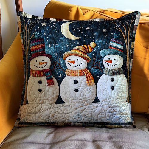 Snowman WJ1411040CL Quilt Pillow Case