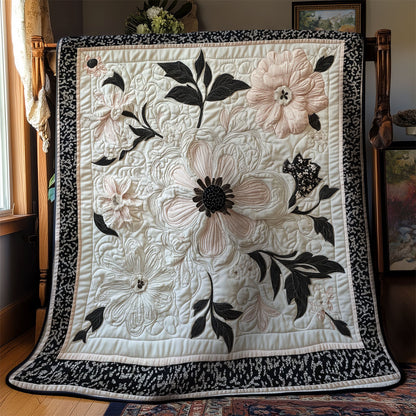 White Flower Garden WY1502079CL Quilt