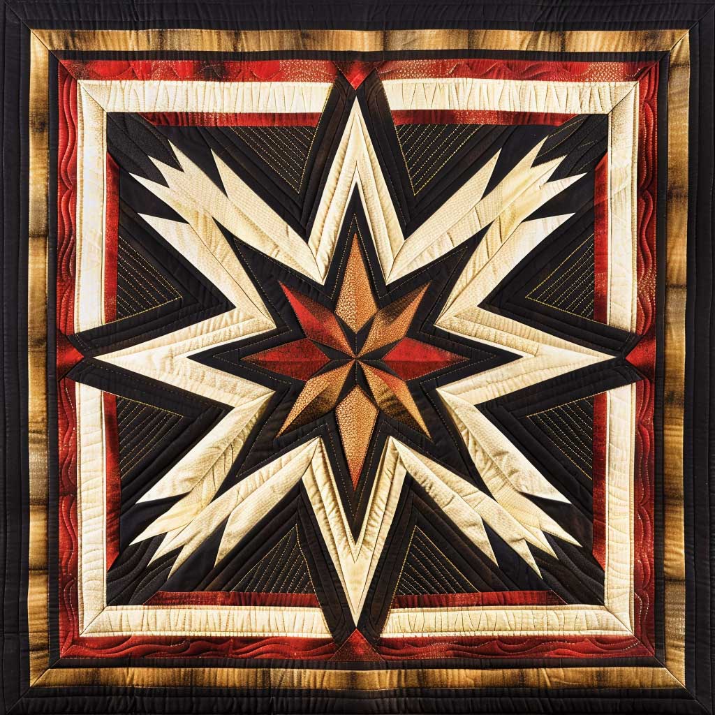 Native American Star WJ2009021CL Quilt