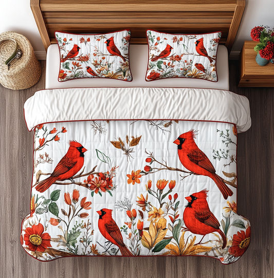 Crimson Cardinal YR0401033CL Duvet Cover Set