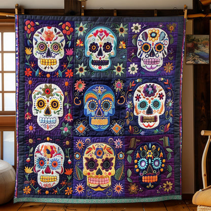 Calavera Sugar Skulls WJ2009004CL Quilt