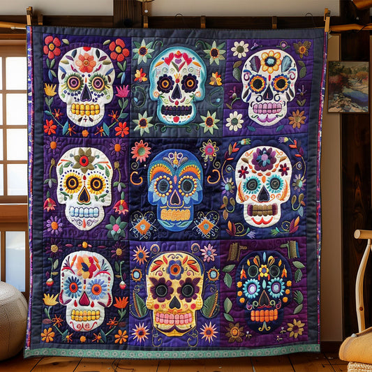 Calavera Sugar Skulls WJ2009004CL Quilt