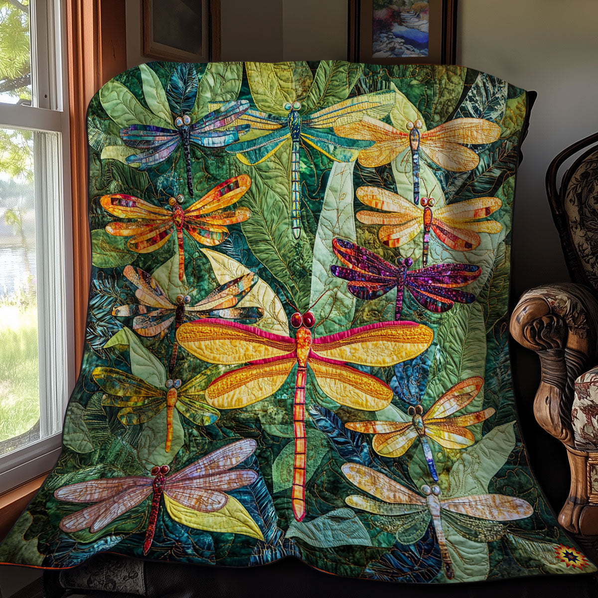 Dragonfly Forest WY1911089CL Quilt
