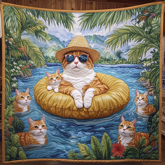 Cool Cat Summer Time CP1005015CL Quilt