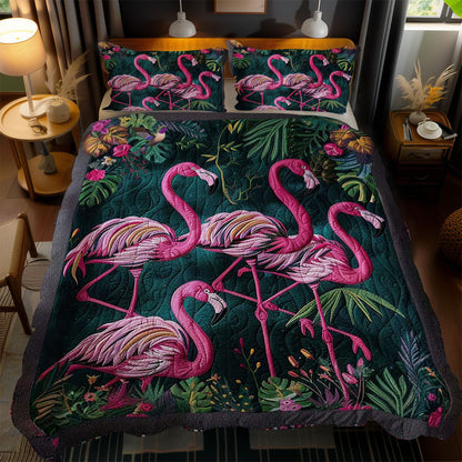 Paradise Flamingo WN1510047CL Duvet Cover Set