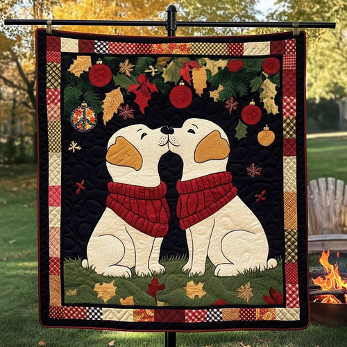 Labrador Tree Kiss WN1010047CL Quilt