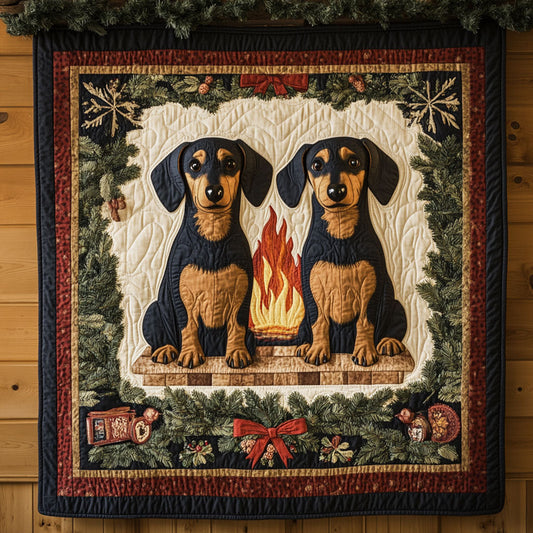 Warm Dachshund CP3006001CL Quilt