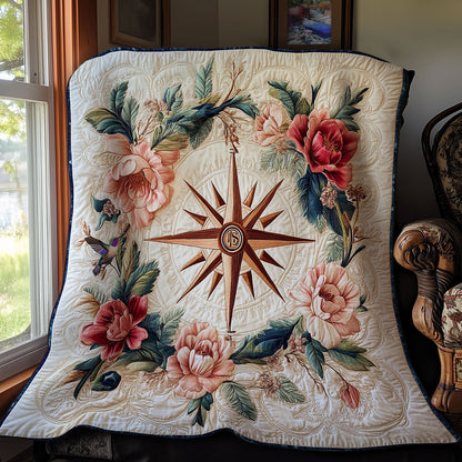 Flower Compass WY0312055CL Quilt