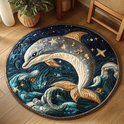 Dolphin Spirit CW1205080CL Quilted Round Mat
