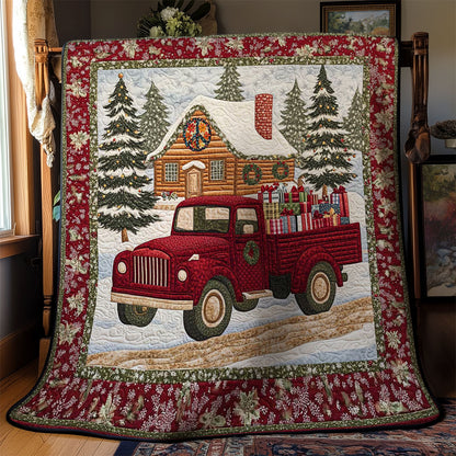 Cozy Red Truck WN0611036CL Quilt