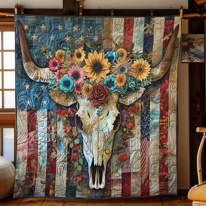 Bull Skull WN3010078CL Quilt