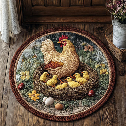 Hem And Chick CP2305002CL Quilted Round Mat