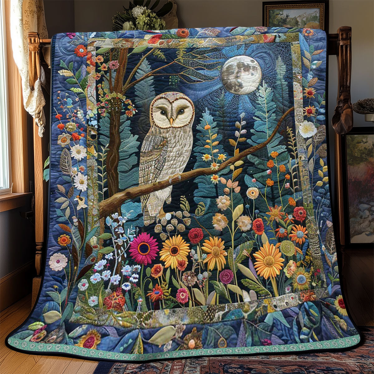 Owl Night WJ1209018CL Quilt