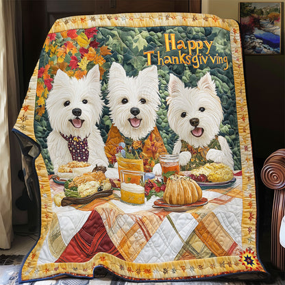 Dog Thanksgiving WY1911090CL Quilt