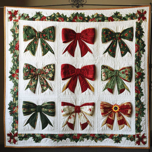 Christmas Bow Whimsy WP2811012CL Quilt