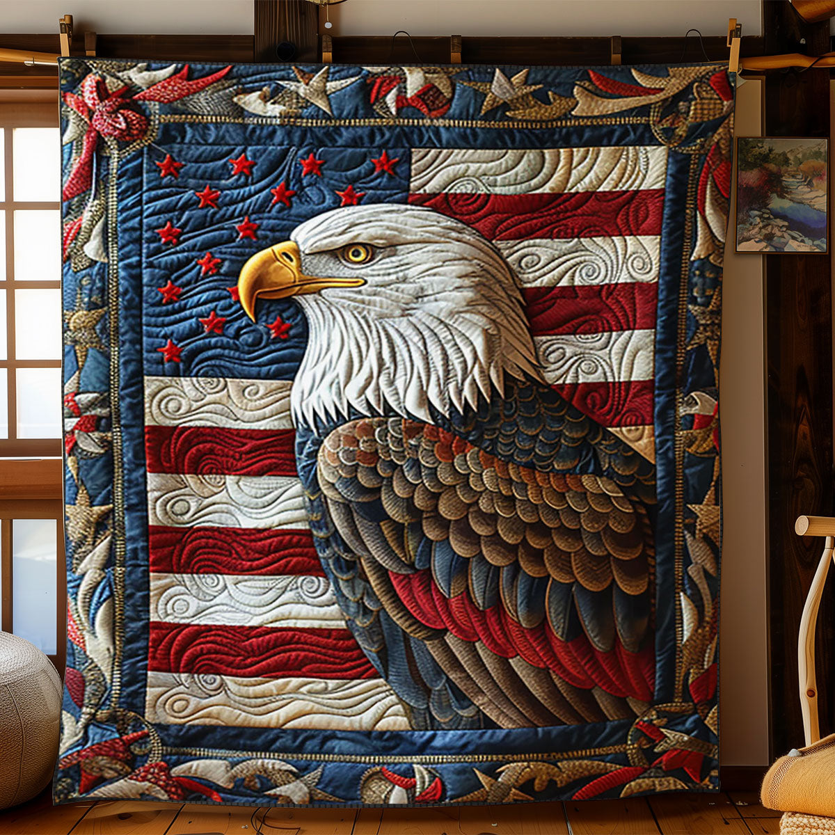 Independence Eagle WJ2712023CL Quilt