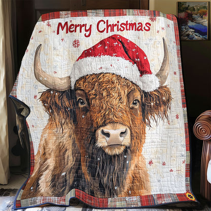 Santa Bison WY1211040CL Quilt