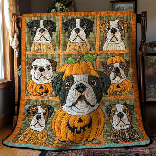 Bulldog Boo WN2609059CL Quilt