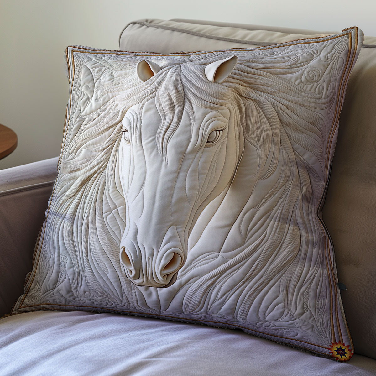 White Horse WY1811062CL Quilt Pillow Case