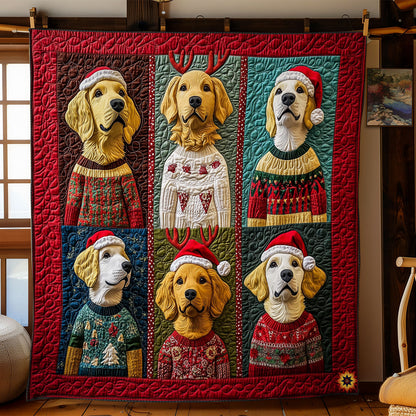 Christmas Golden WY0911018CL Quilt