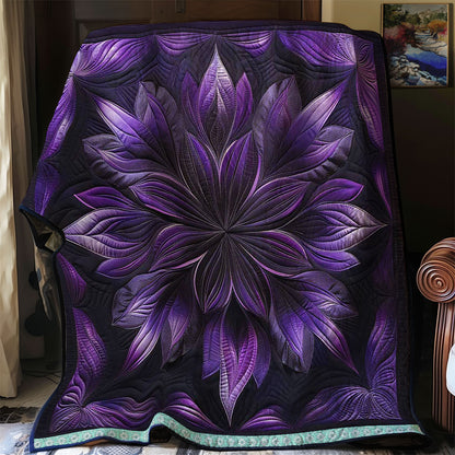 Mystical Purple Flower WN1508098CL Quilt