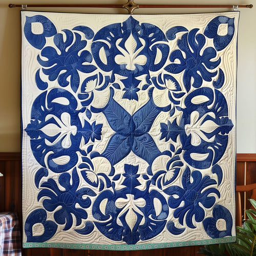 Hawaiian Symmetric Leaves WN1209089CL Quilt