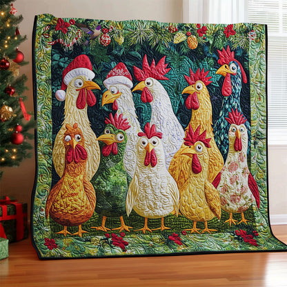 Winter Chicken WY2111022CL Quilt