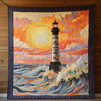 Lighthouse Sunset CW1507024CL Quilt