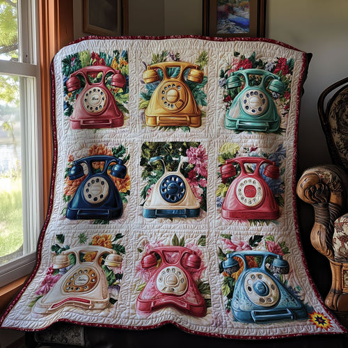 Vintage Telephone WY1112023CL Quilt