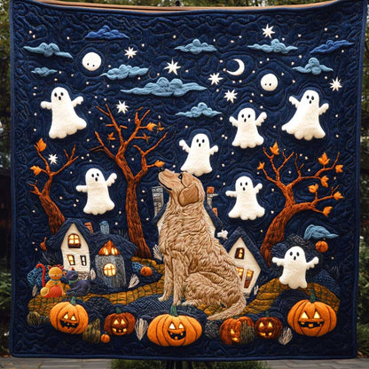 Dog's Haunted Halloween WN0210048CL Quilt