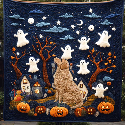 Dog's Haunted Halloween WN0210048CL Quilt