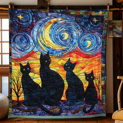 Whimsy Cat Family WJ2409026CL Quilt