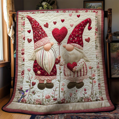 Gnome In Love WN0412020CL Quilt