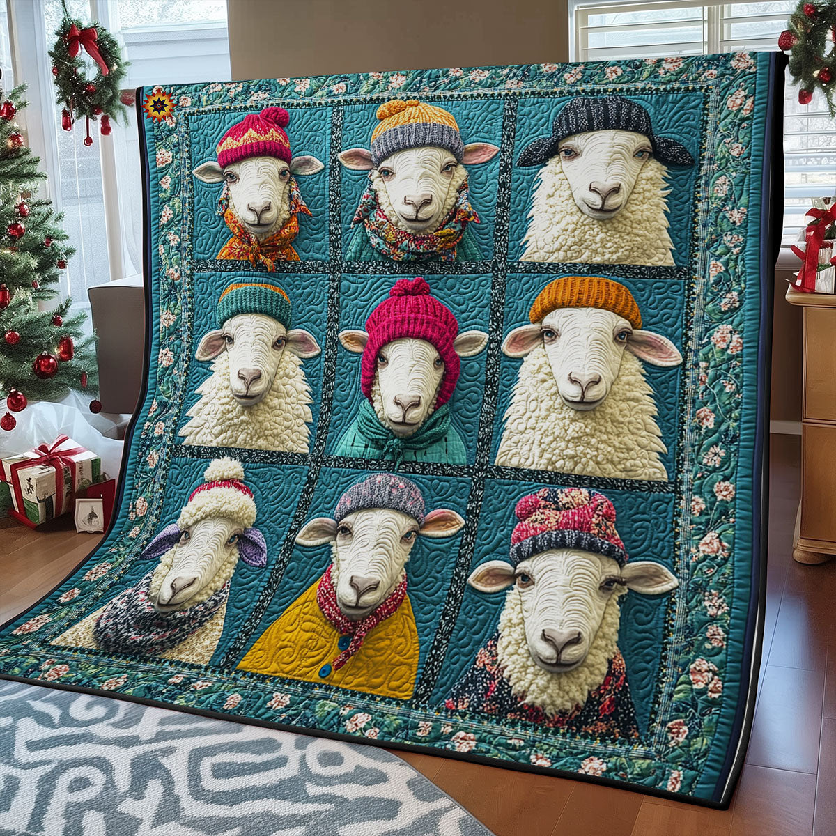 Winter Of Sheep WY0811030CL Quilt