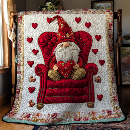 Sweet Gnome Love WX1112040CL Quilt