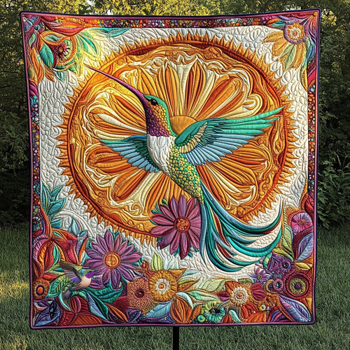 Hummingbird Mandala Journey WN0310084CL Quilt