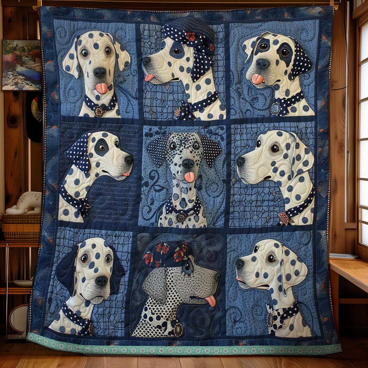 Dalmatian Joy WN1209013CL Quilt