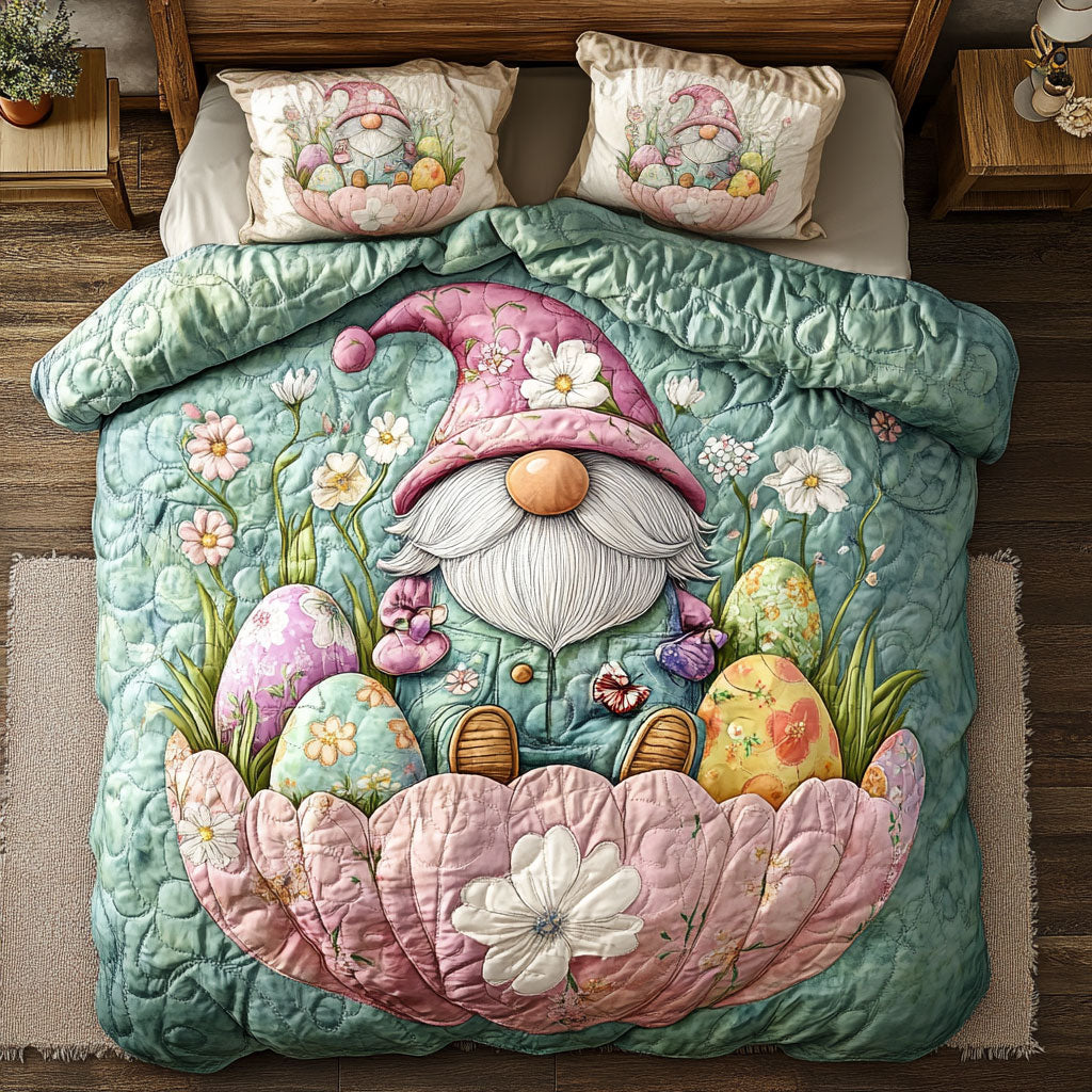 Gnome In Easter Egg WY2301006CL Duvet Cover Set
