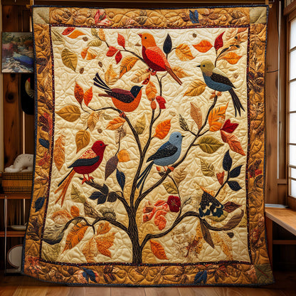 Bird Family WY1502006CL Quilt