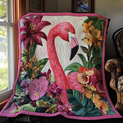 Abstract Flamingo WY1911070CL Quilt