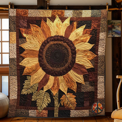 Leopard Sunflower WN2111058CL Quilt