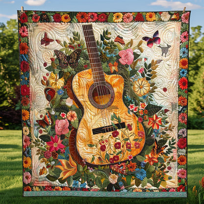 Flower Guitar WJ1209012CL Quilt