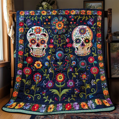 Calavera Sugar Skulls WJ1309027CL Quilt