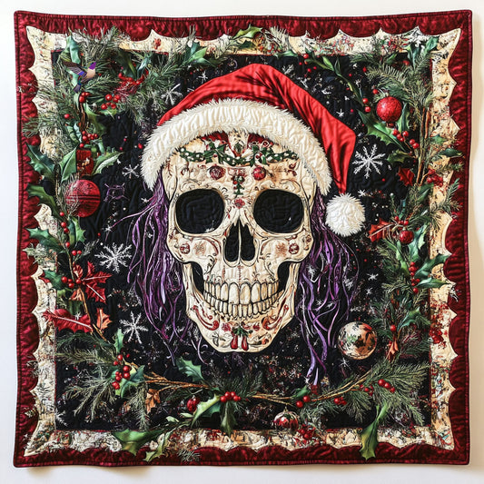 Christmas Skull WY3110010CL Quilt