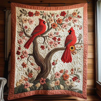 Gorgeous Cardinal WU0411038CL Quilt