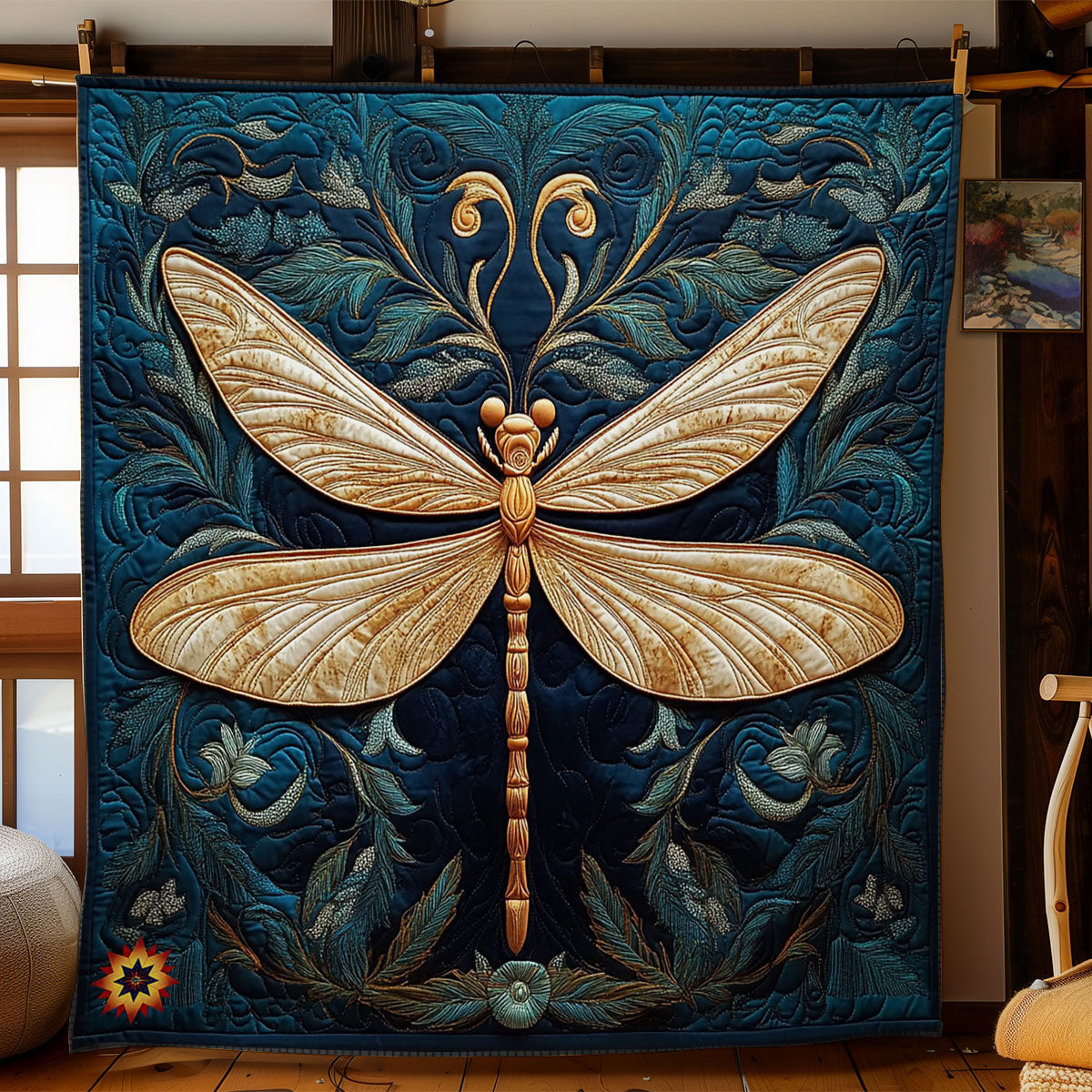 Royal Dragonfly WY0312010CL Quilt